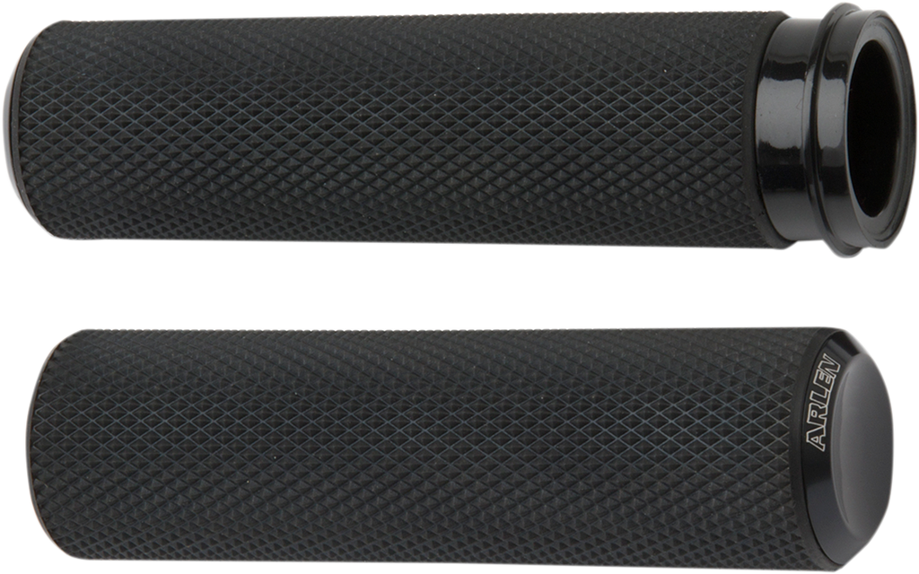Knurled Grips - TBW - Black