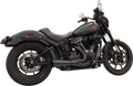 2-into-1 Ripper Exhaust System with Megaphone Muffler - Shor