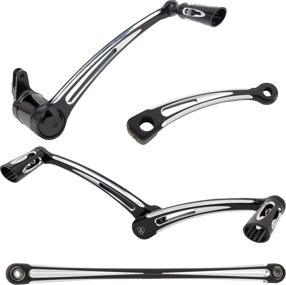Deep Cut Foot Control Kit w/ Heel/Toe Shifter - Black