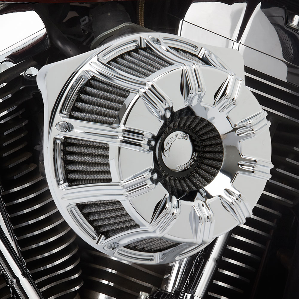 Inverted Series Air Cleaner Kit - Chrome
