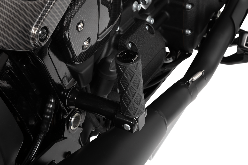 Diamond Foot Pegs - Passenger - Black