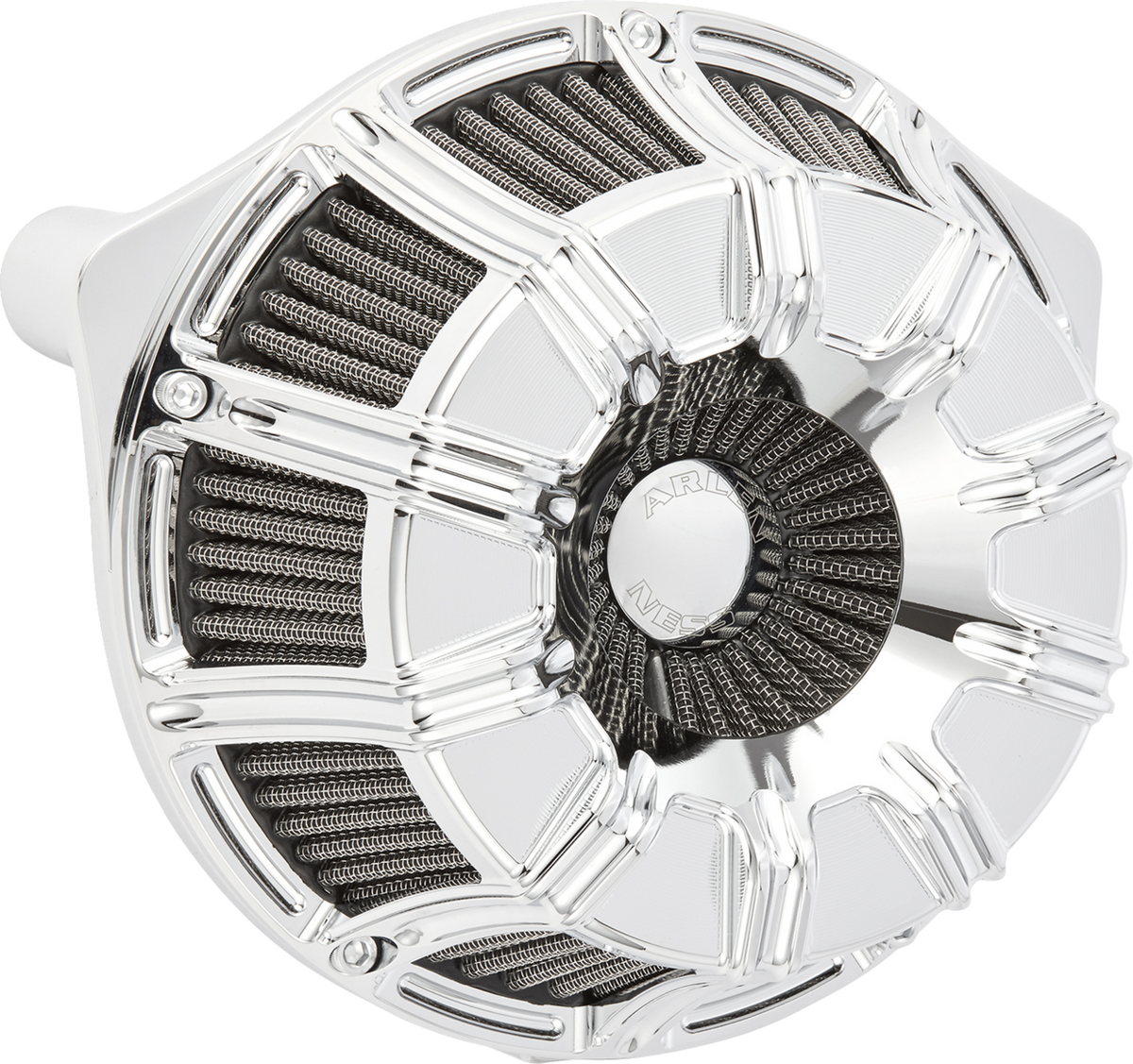 Inverted Series Air Cleaner Kit - 10-Gauge - Chrome