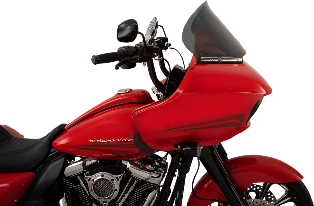 Pro-Touring Flare® Windshield - 12" - Dark Smoke - '15-'25 FLTR