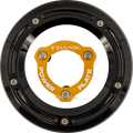 Derby Cover with Power Plate - Black/Gold - Kit - '17-'25 Harley-Davidson