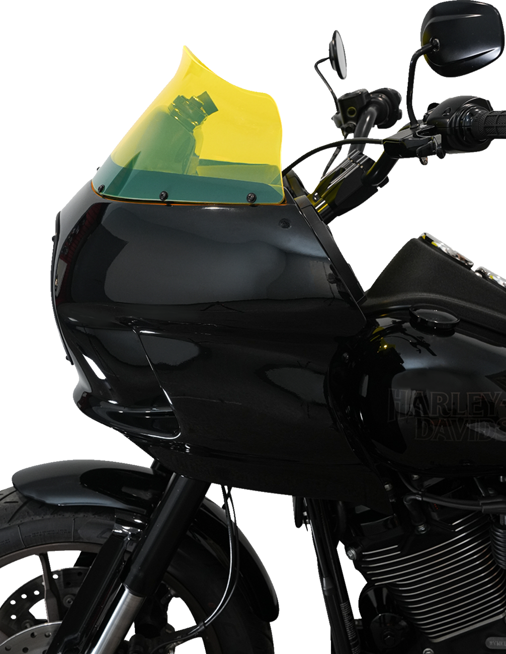 Ice Flare® Windshield - 9" - Yellow Ice - FXRP Fairing