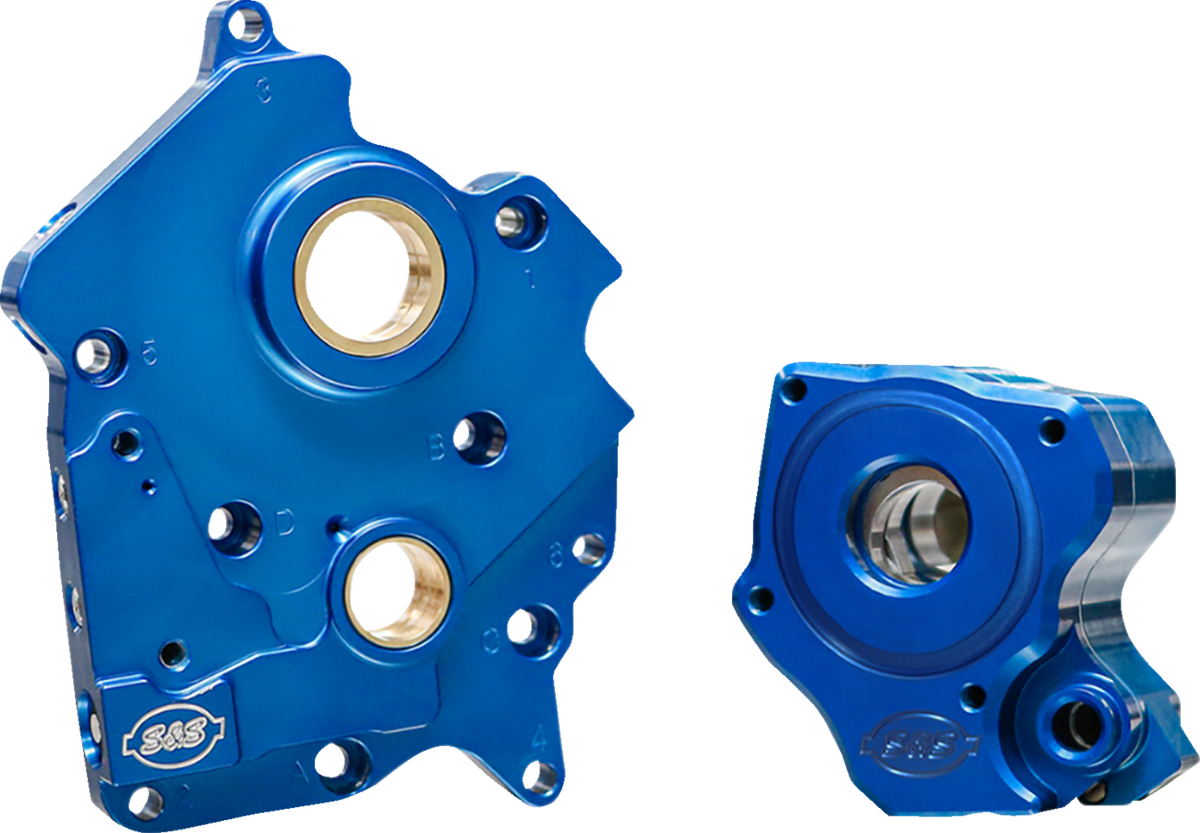 Cam Support Plate and Oil Pump - Oil Cooled - VVT M8