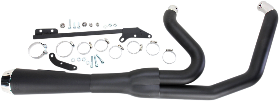 Road Rage Exhaust - Black - Short - '06-'17 FXD