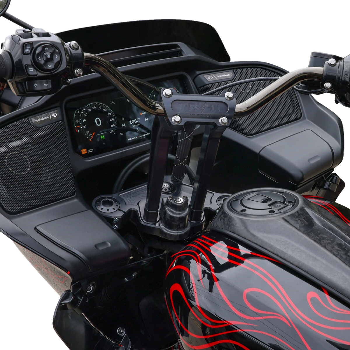 Cover Steering Lock - Matte Forged Carbon Fiber