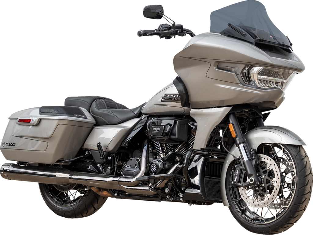 Pro-Touring Flare® Windshield - 12" - Dark Smoke - '23-'26 FLTRX/FLTRT