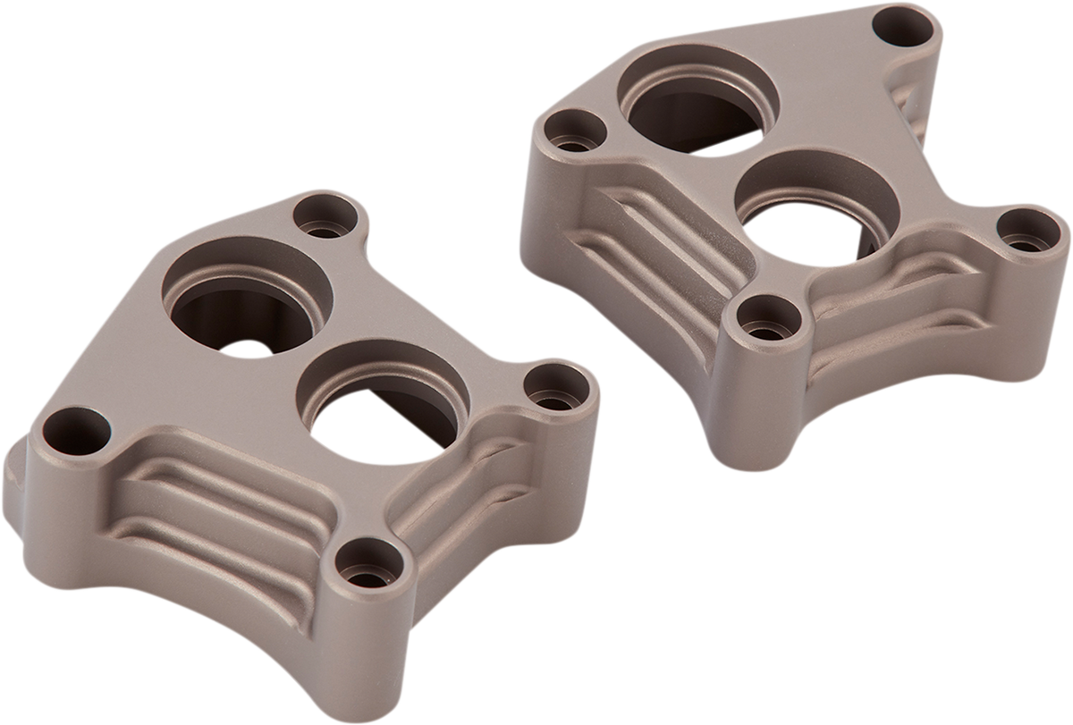 Lifter Block Covers - 10 Gauge - Titanium
