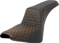 Step-Up Seat - Honeycomb - Orange Stitching - FXBB/FXST '18-'24