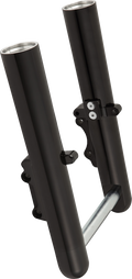 Fork Legs - Black Anodized - Smooth - Dual Disc