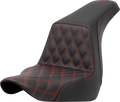 Step-Up Seat - Front Lattice Stitch - Red Stitch - FXLR/FLSB '18-'24