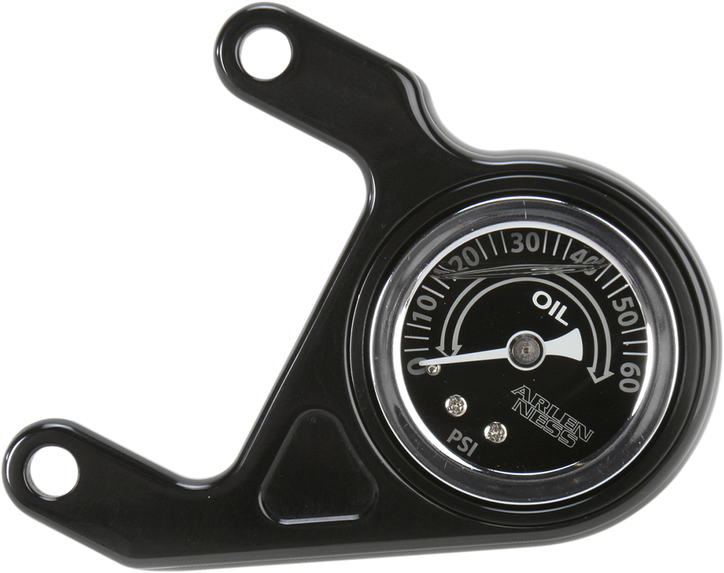 Oil Pressure Gauge Kit - Radius - Black - HD '92-'99