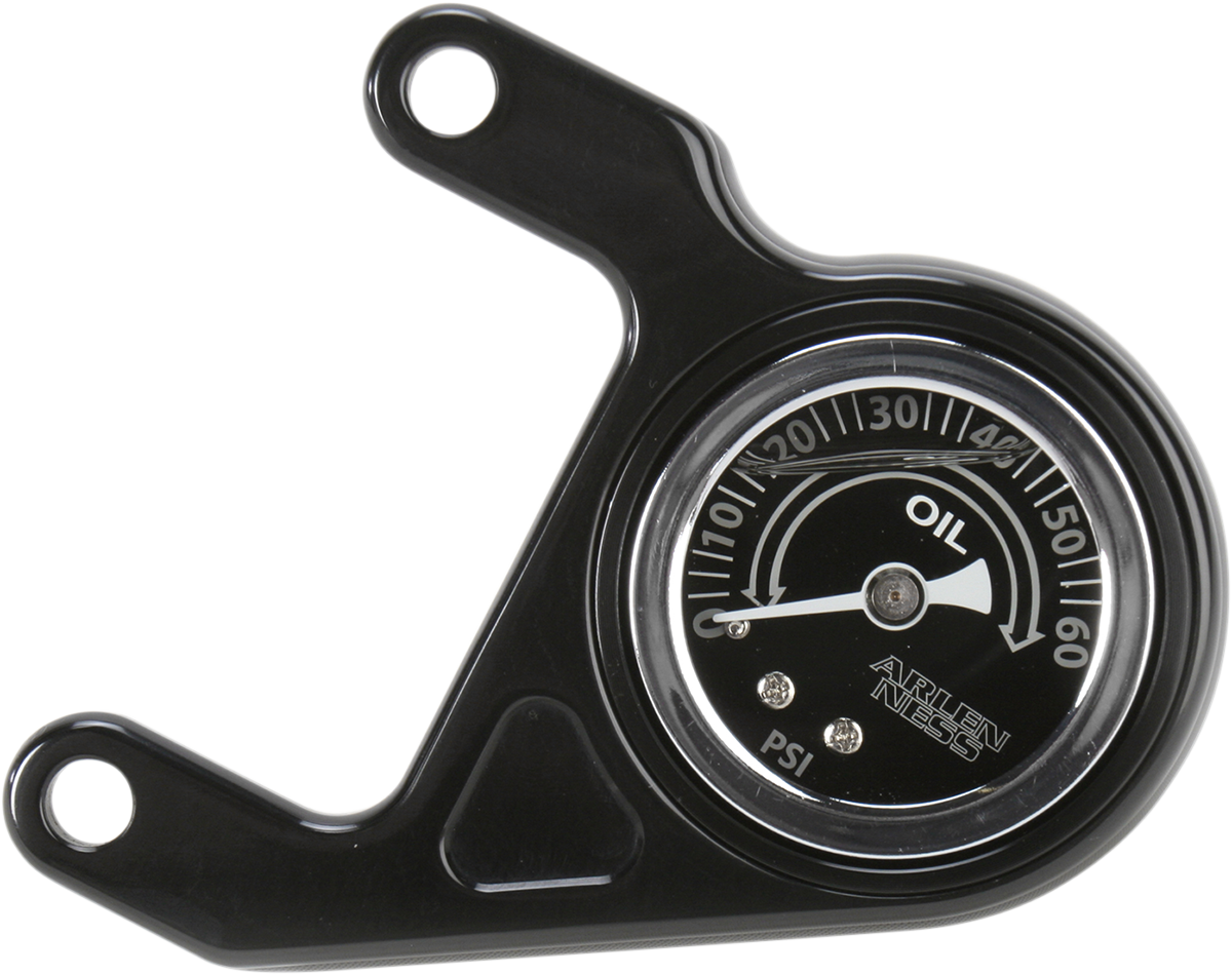 Oil Pressure Gauge Kit - Radius - Black - HD '92-'99