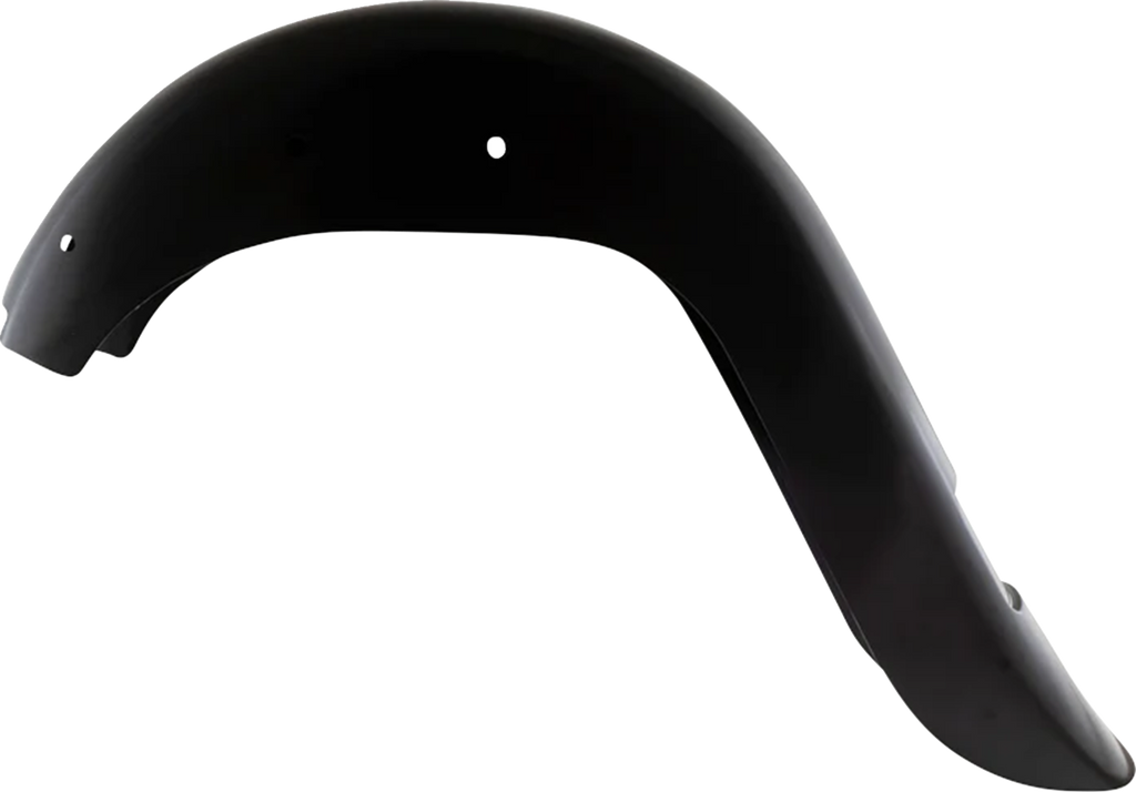 Benchmark Rear Fender - Vicla - Frenched - Black - HD Softail '11-'17