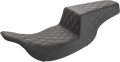 Step-Up Seat - Full Lattice Stitch - Black