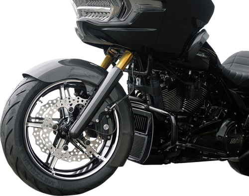 Wheel with Hub/Adapter - Factory 24 - Front - Black/Contrast Cut - 18x5.5