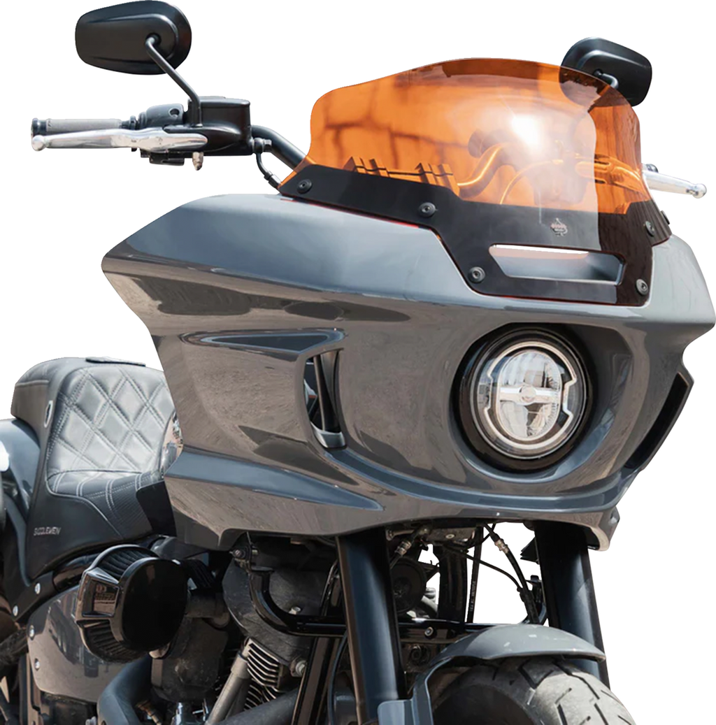 Kolor Flare® Windshield - 6" - Orange - '22-'26 FXLRST