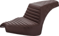 Step-Up Seat - Front Tuck-n'-Roll/Rear Lattice Stitch - Brown - Chief