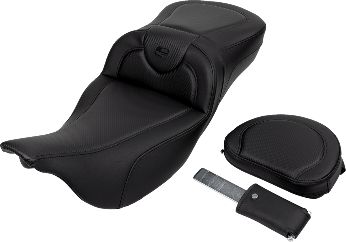 Roadsofa™ Extended Reach Seat - Carbon Fiber - Black Stitch - Backrest - FL '08-'24