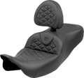 RoadSofa™ Tri Gripper Seat - Extended Reach - w/ Backrest - FLH/FLT '08-'25