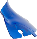 Kolor Flare® Windshield - 4" - Blue - '14-'25 FLH/FLHT/FLHX