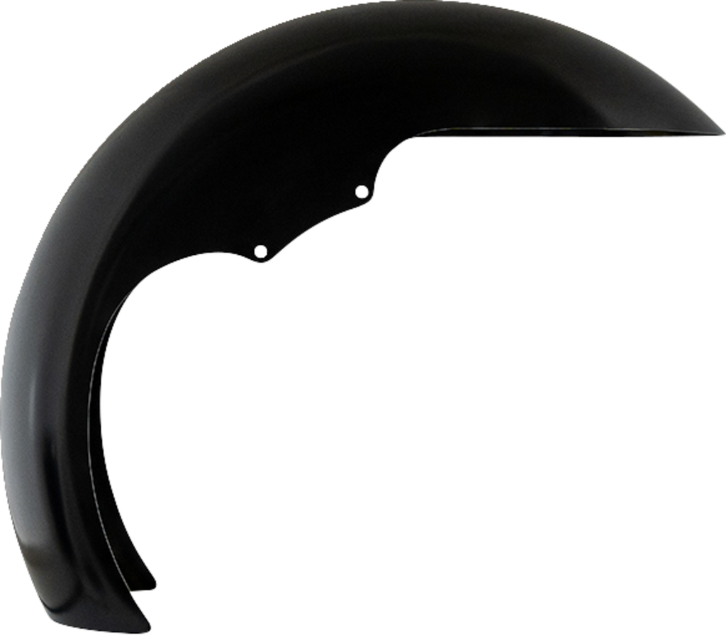 Level Front Fender - Black - 16"-19" Wheel - HD Touring