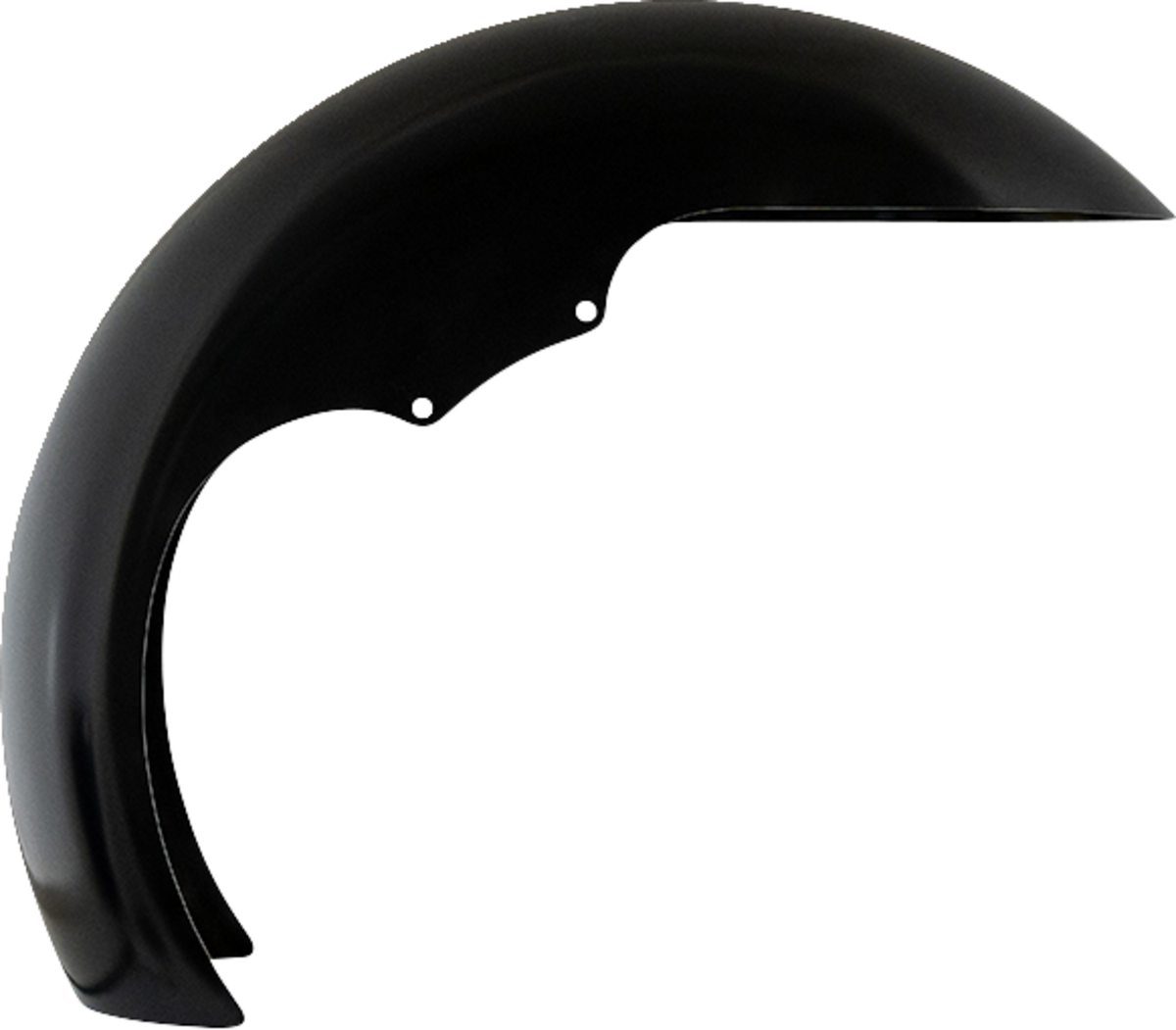 Level Front Fender - Black - 16"-19" Wheel - HD Touring