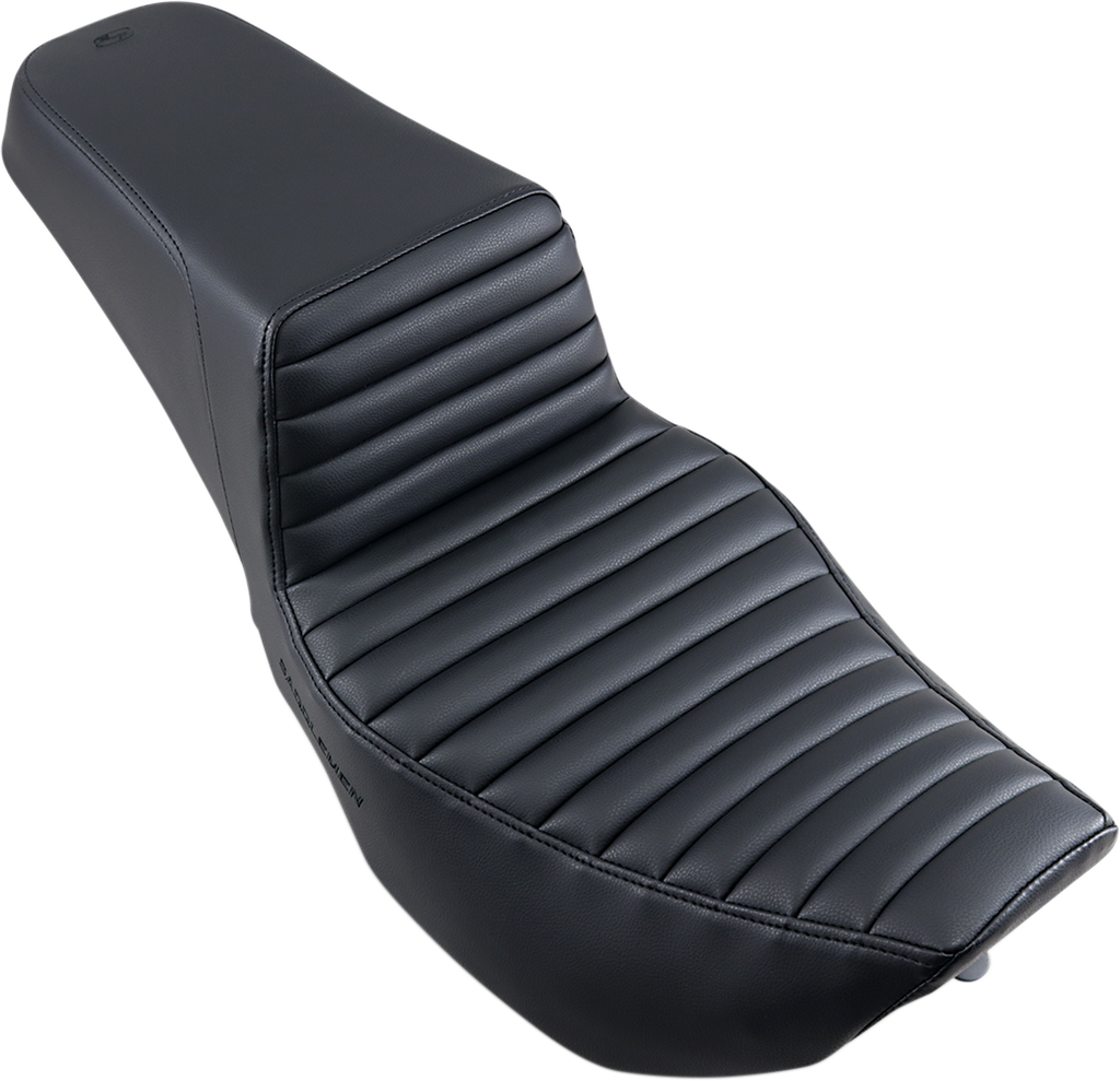 Step-Up Seat - Front Tuck-n-Roll - Black - FLHR/FLHX