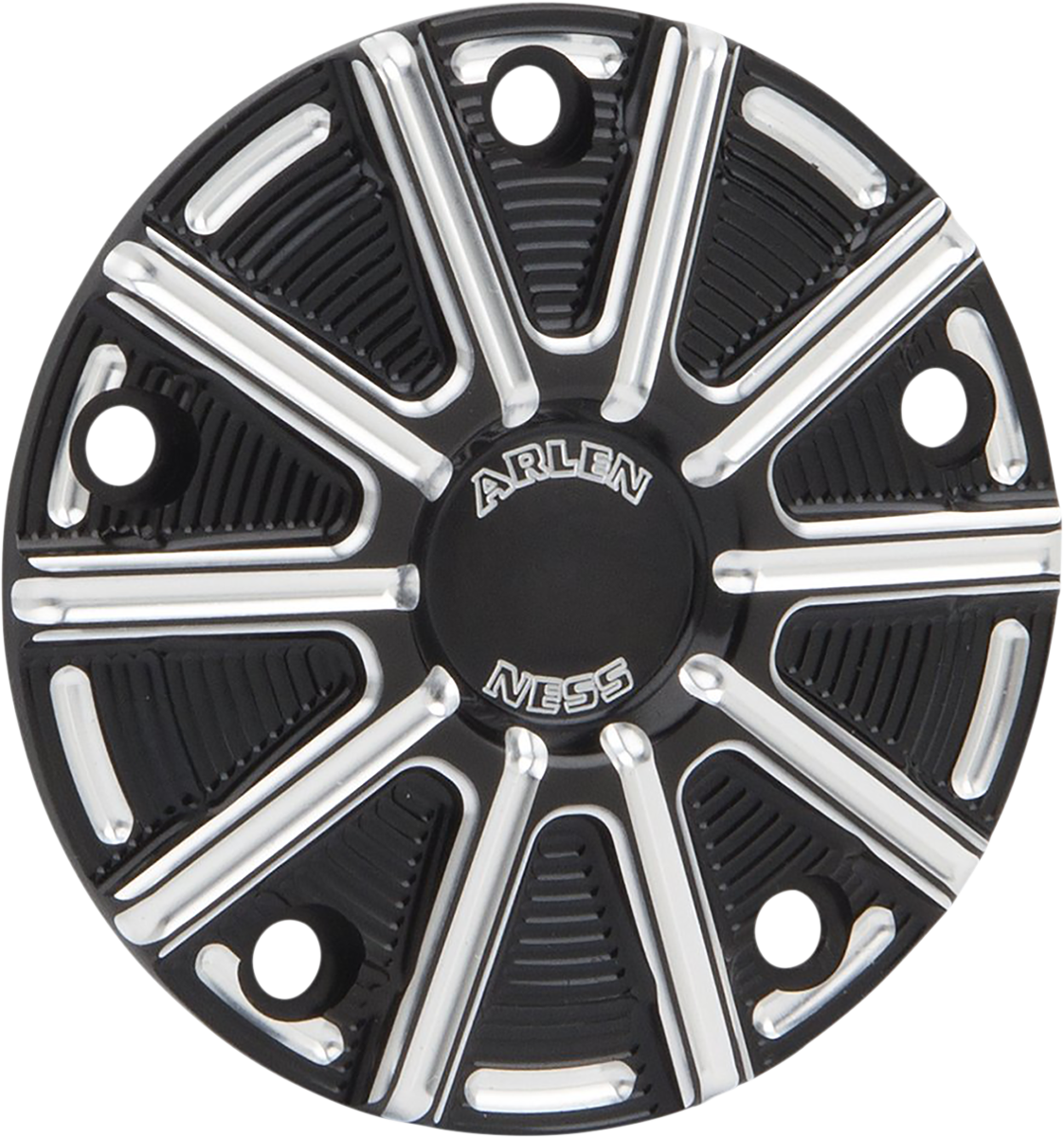 Points Cover - 10 Gauge - 5 Hole - Black Anodized - '99-'17 Twin Cam