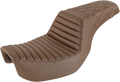 Step-Up Seat - Front Tuck-n-Roll/Rear Lattice Stitch - Brown