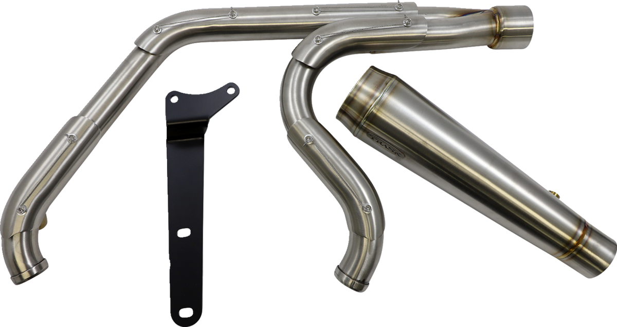2-into-1 Assault Exhaust System - Full Stainless - Straight