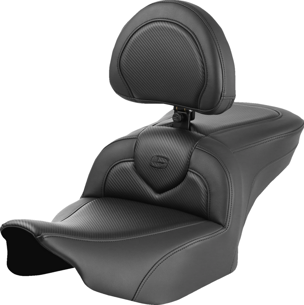 RoadSofa™ Seat - Carbon Fiber - with Backrest - FLTR/FLHX '23-'24