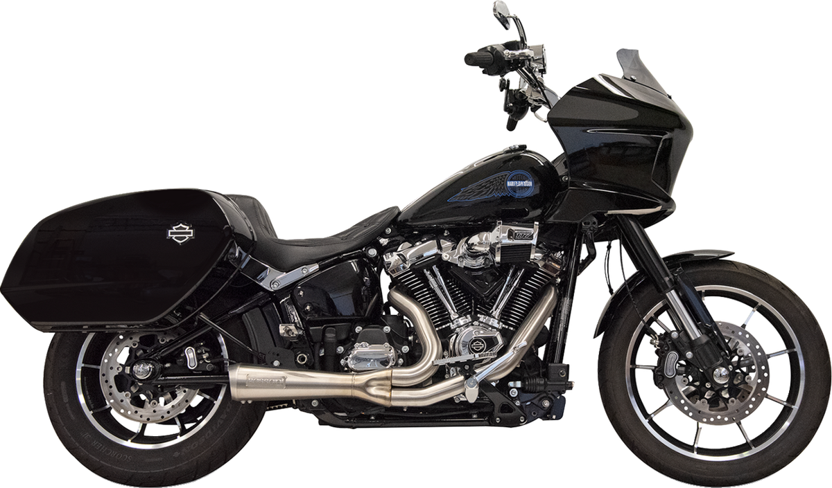 2-into-1 Ripper Exhaust System with Megaphone Muffler - Stai