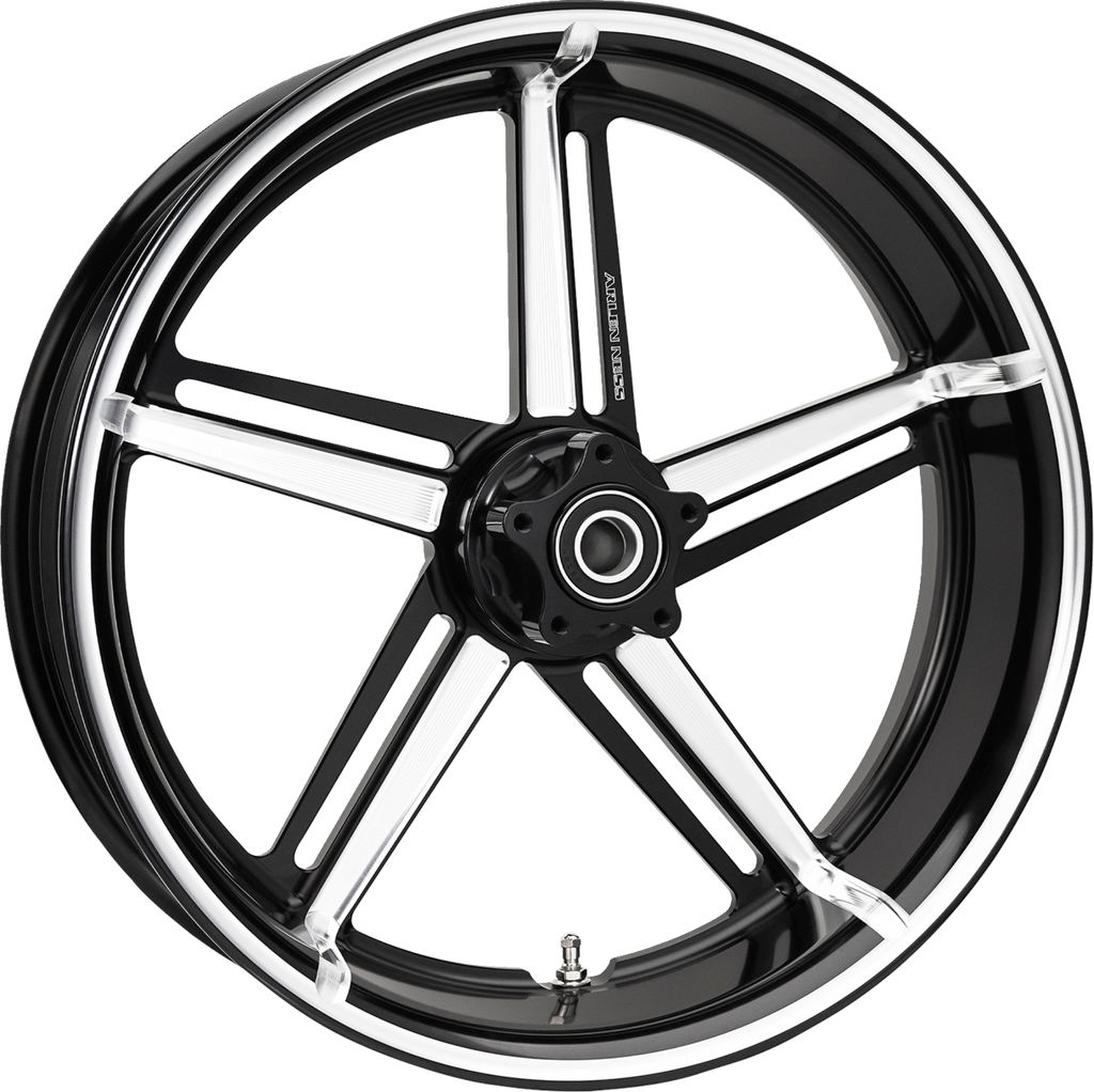 Wheel - Factory 24 - Front/Rear - Black/Contrast Cut - 18x5.5
