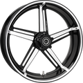 Wheel - Factory 24 - Front/Rear - Black/Contrast Cut - 18x5.5
