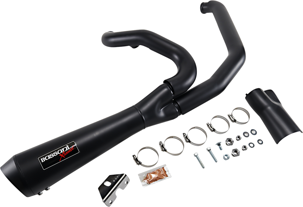 Short 2:1 Exhaust for FL - Black