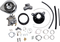 Super E Carburetor with Stealth Air Cleaner Kit - Chrome - Twin Cam