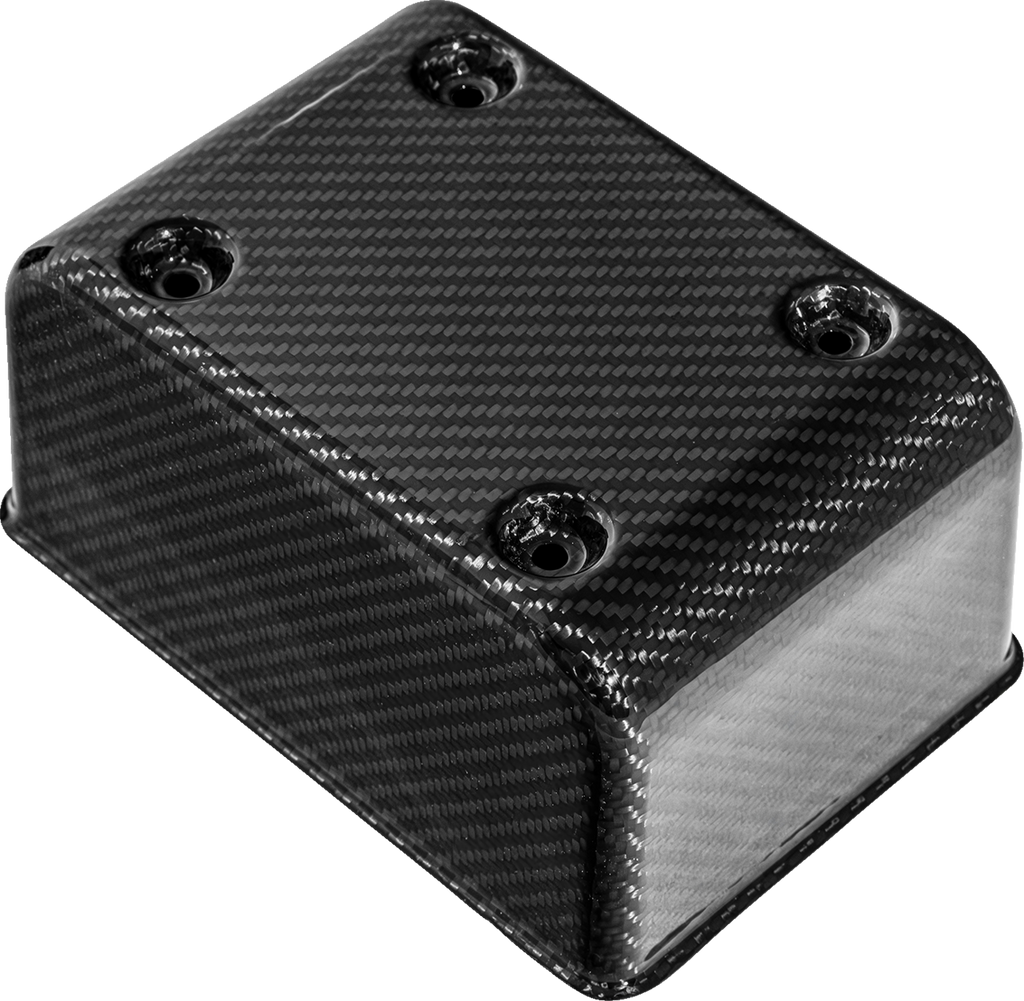 Fuse Block Cover - Carbon Fiber - Gloss Black