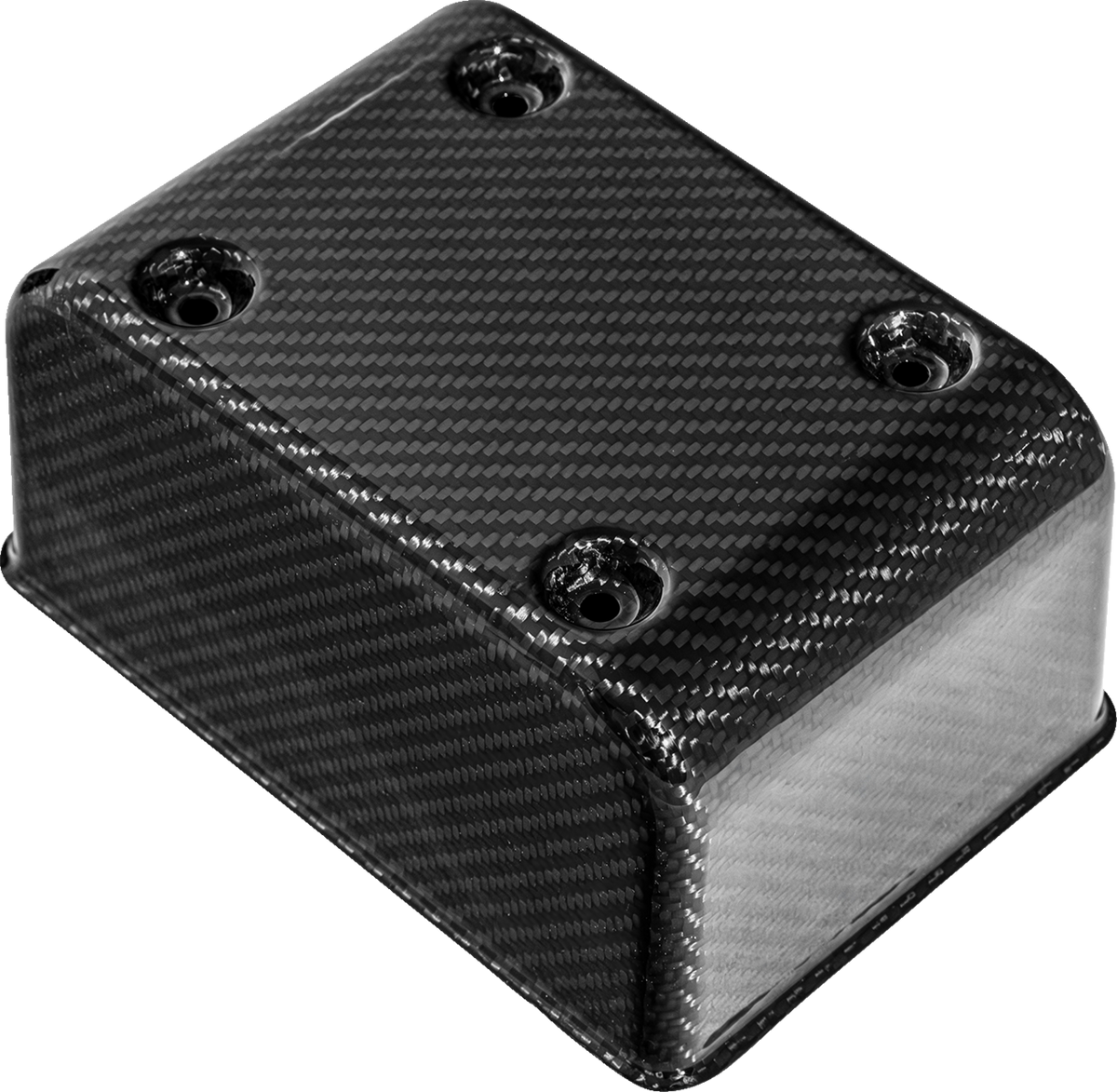Fuse Block Cover - Carbon Fiber - Gloss Black