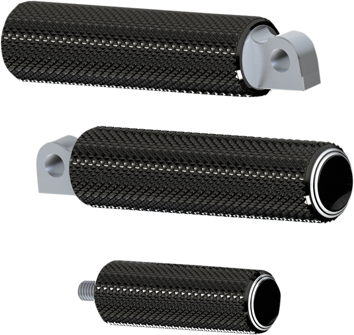 Foot Pegs - Dual Ring - Black