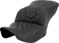 Heated Roadsofa™ Seat - Lattice Stitch - w/o Backrest - FLT/FLH '23-'24
