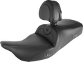 Roadsofa™ Seat - Heated - w/ Backrest - Black Stitching - FLH/FLT '08-'24