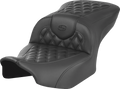 RoadSofa™ Seat - without Backrest - Carbon Fiber - Lattice Stitch - FLTR/FLHX '23-'24