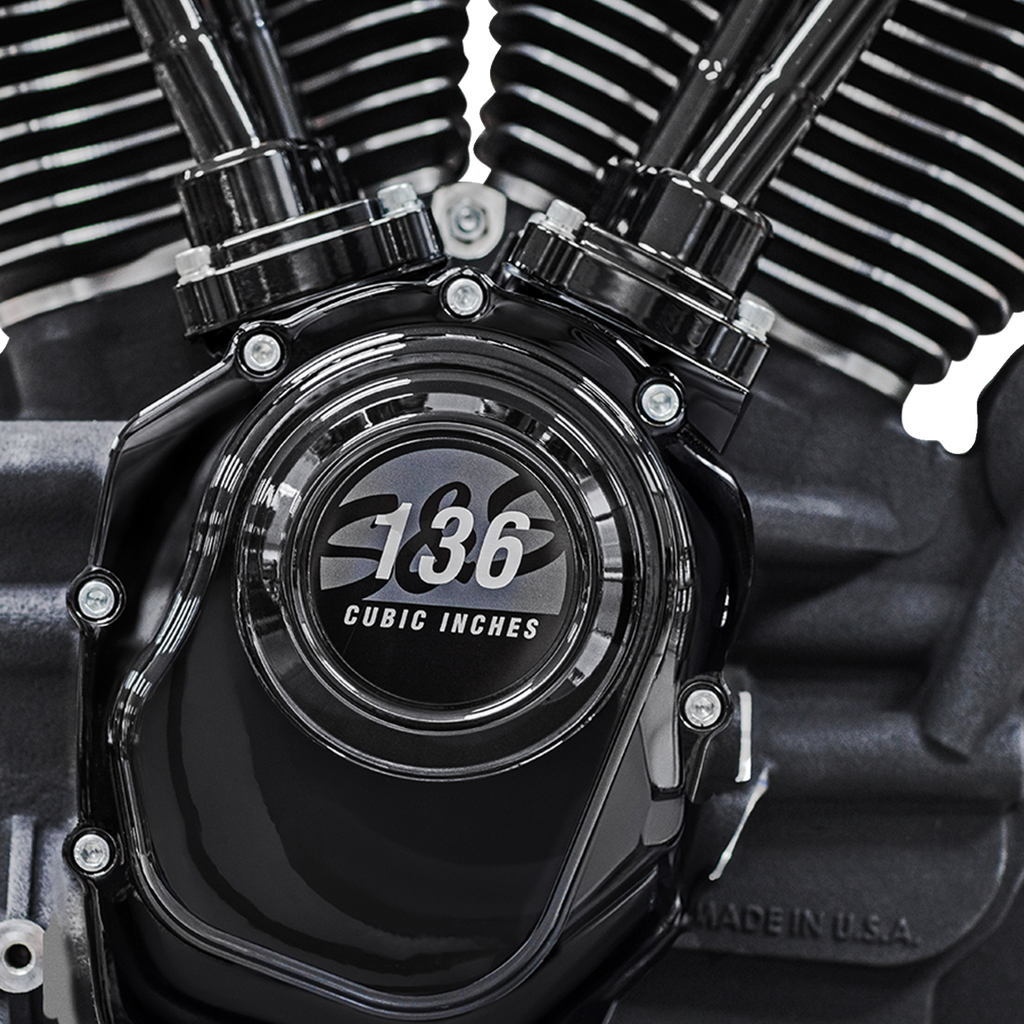 MK136 Black Edition Engine - 550G Gear Drive - Oil Cooled - Race Only - M8 Touring