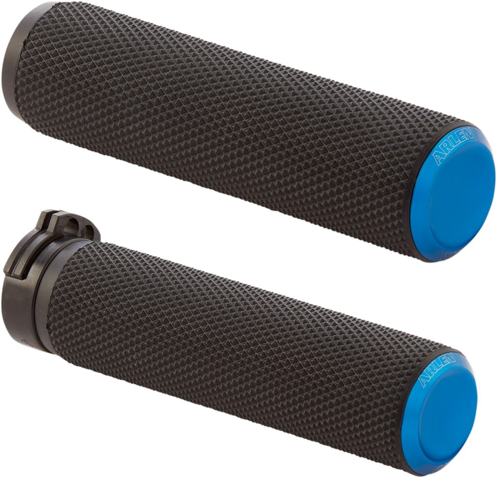 Knurled Grips - Cable - Blue