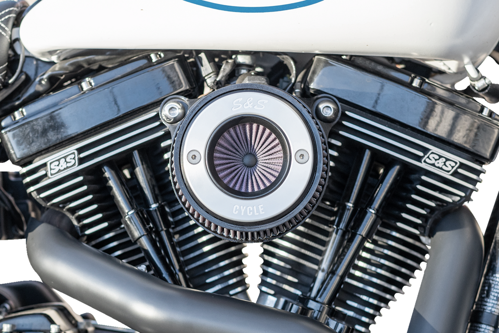Air Stinger Stealth Air Cleaner Kit - Black Chrome Ring