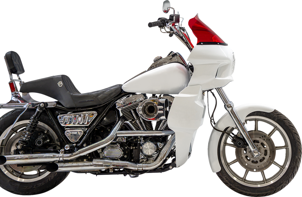 Kolor Flare® Windshield - 12-1/2" - Red - Saddlemen S-RT Fairing