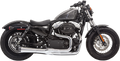 Mega Power Exhaust - Chrome - Short - '14-'21 XL with Mid/Fo
